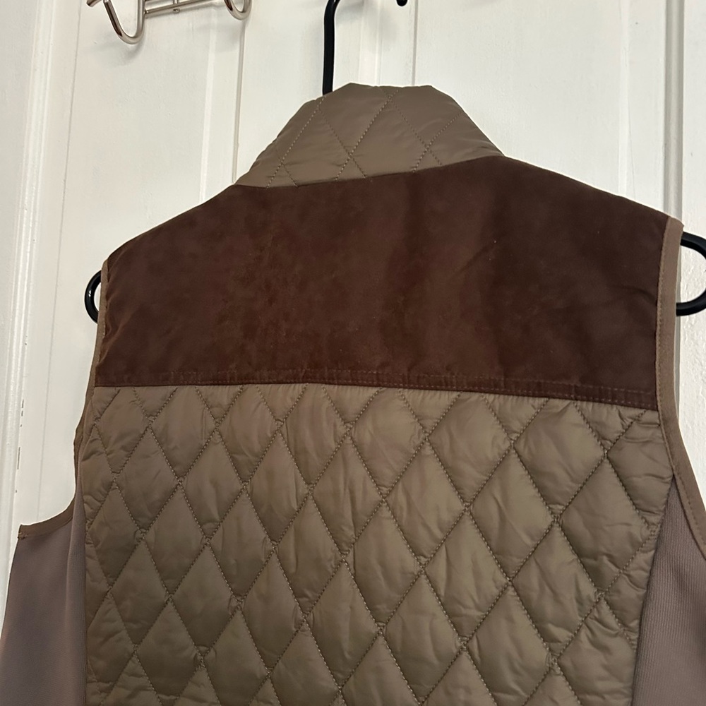 NWT Barbour Ladies High Field Gilet Quilted Vest - Olive Green - Picture 8 of 8